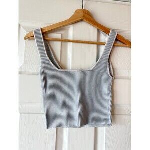 blue corset top